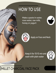 Millet Charcoal Face Pack
