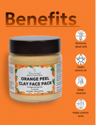 Orange Peel Clay Face Pack